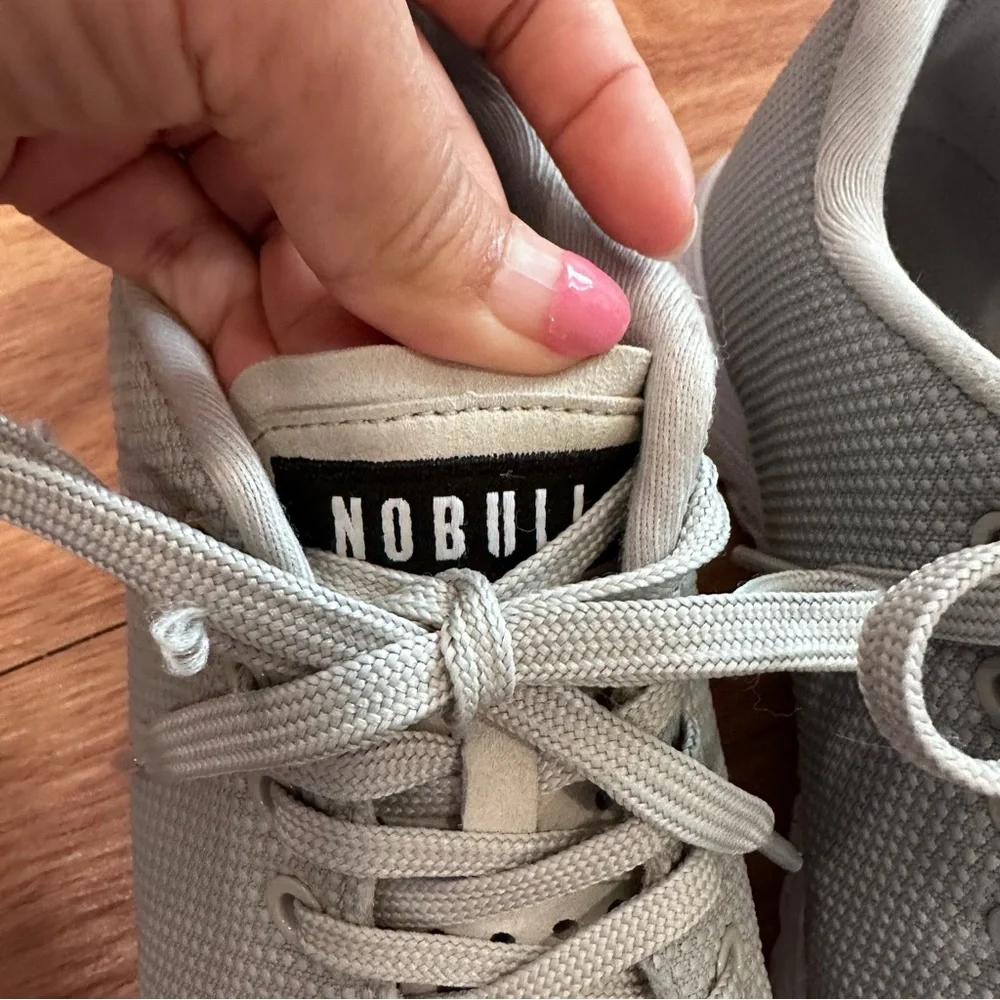 *SOLD* NOBULL Women’s Arctic Grey Trainer Lace Up Shoes Size W9 M7.5 - Picture 5 of 14